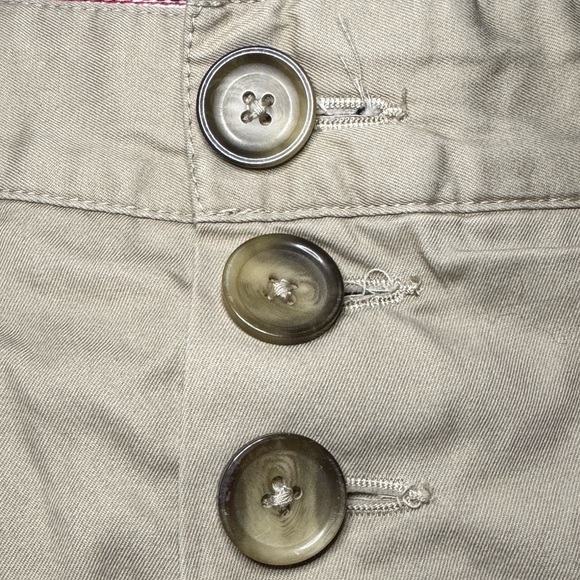 Lands' End Women's Light Khaki Skort with Buttons - Picture 5 of 5